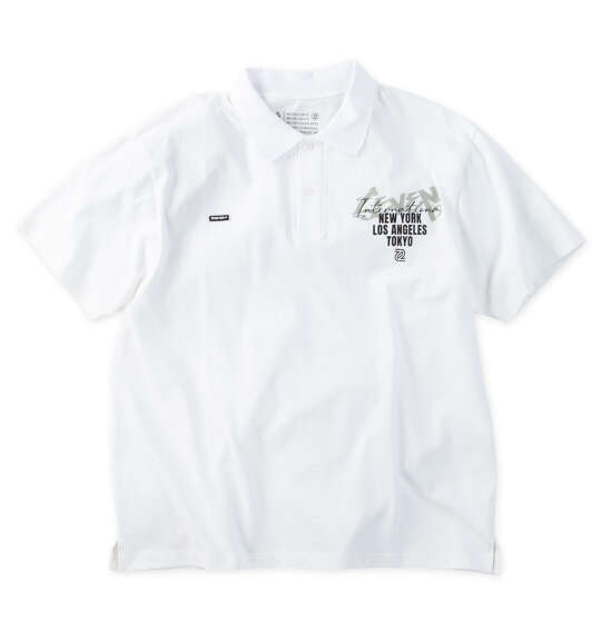 SEVEN2 天竺半袖ポロシャツ ホワイト