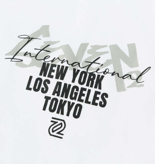 SEVEN2 天竺半袖ポロシャツ ホワイト