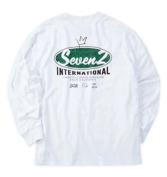 SEVEN2 天竺長袖Tシャツ ホワイト
