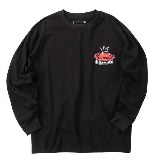 SEVEN2 天竺長袖Tシャツ ブラック