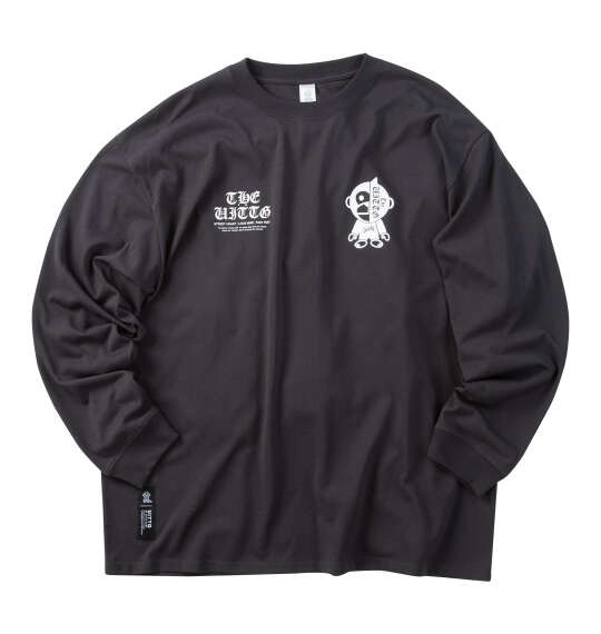 UITTG 天竺長袖Tシャツ チャコール