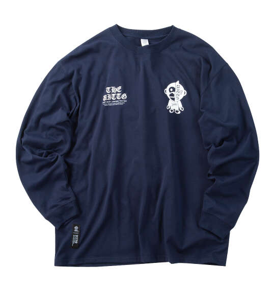 UITTG 天竺長袖Tシャツ ネイビー