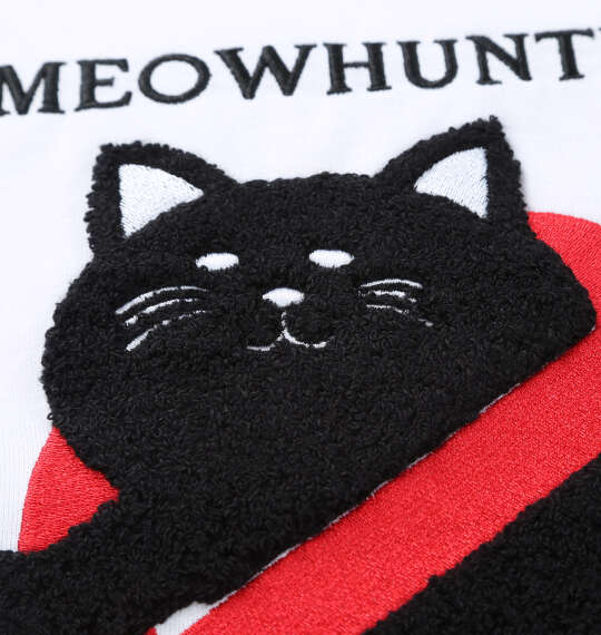 NYANCHATTE 天竺長袖Tシャツ ホワイト