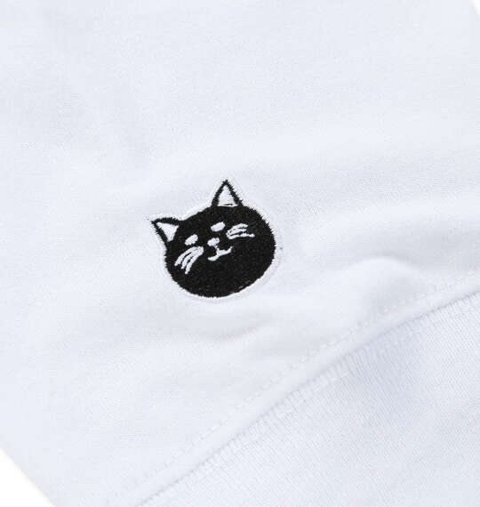 NYANCHATTE 天竺長袖Tシャツ ホワイト