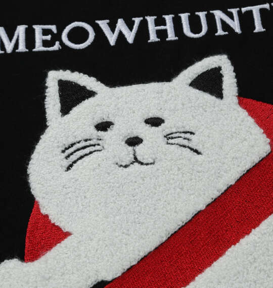 NYANCHATTE 天竺長袖Tシャツ ブラック