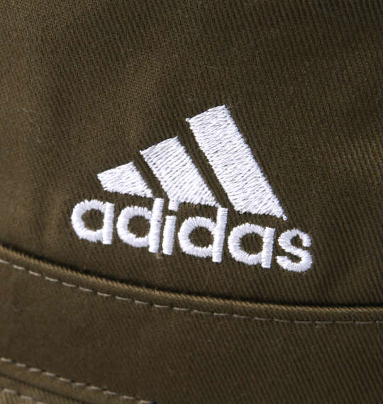 adidas 撥水綿ツイルサファリハット カーキグリーン