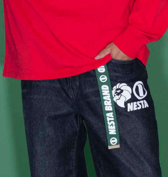NESTA BRAND ロゴGIベルト グリーン
