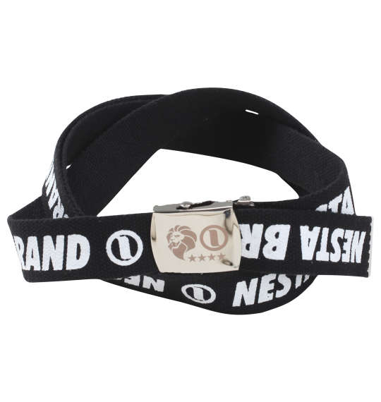 NESTA BRAND ロゴGIベルト ブラック