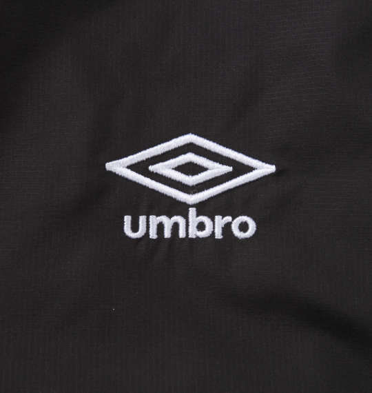 UMBRO TRロングパデッドコート ブラック