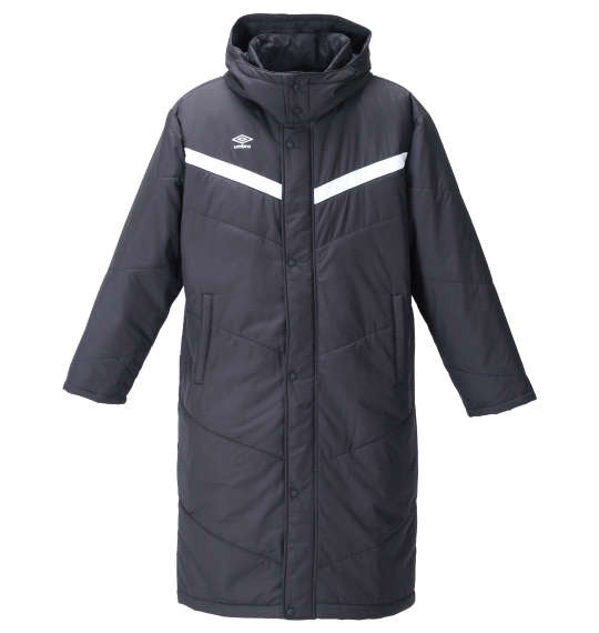 UMBRO ロングパデッドコート ブラック