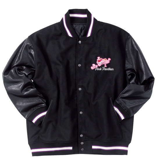 PINK PANTHER×FLAGSTAFF ピンクパンサースタジャン ブラック
