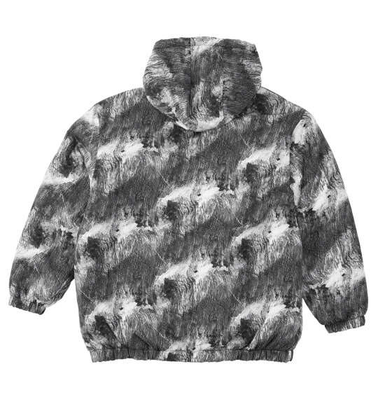 RUSTY 中綿リバーシブルジャケット マーブル×チャコール