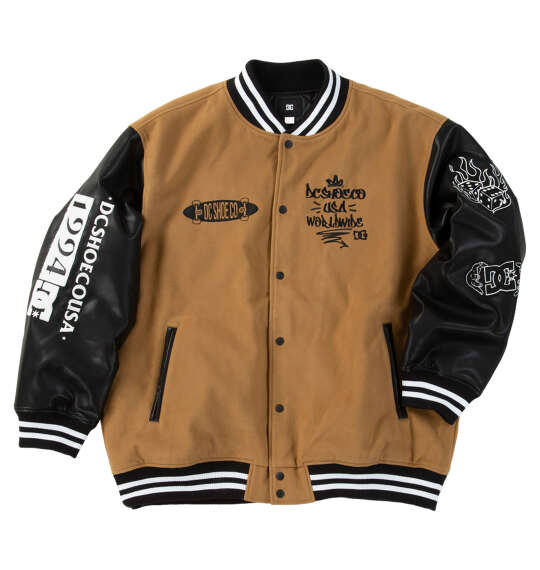 DCSHOES 25VARSITYジャケット ベージュ