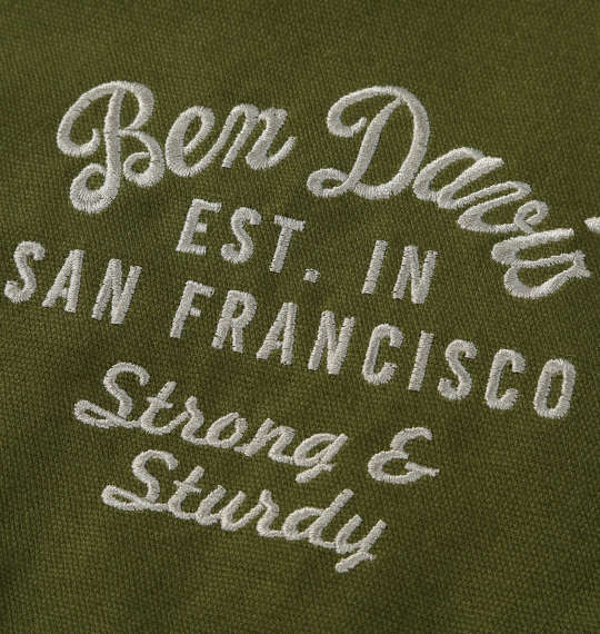 BEN DAVIS コットンダックスーベニアジャケット カーキ