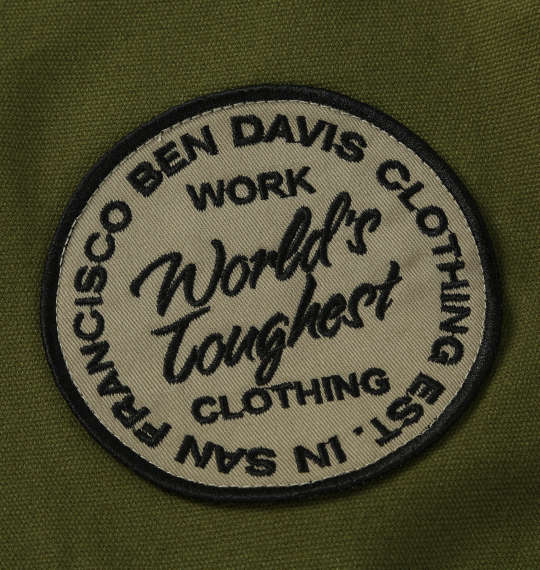 BEN DAVIS コットンダックスーベニアジャケット カーキ