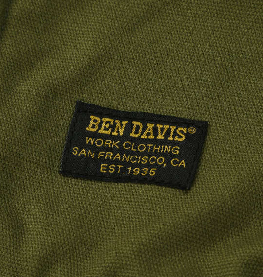 BEN DAVIS コットンダックスーベニアジャケット カーキ