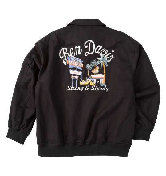 BEN DAVIS コットンダックスーベニアジャケット ブラック