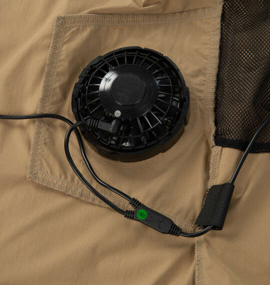 TULTEX 空調服®半袖ブルゾン ベージュ