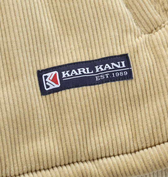 KARL KANI コーデュロイ切替中綿ベスト ライトベージュ