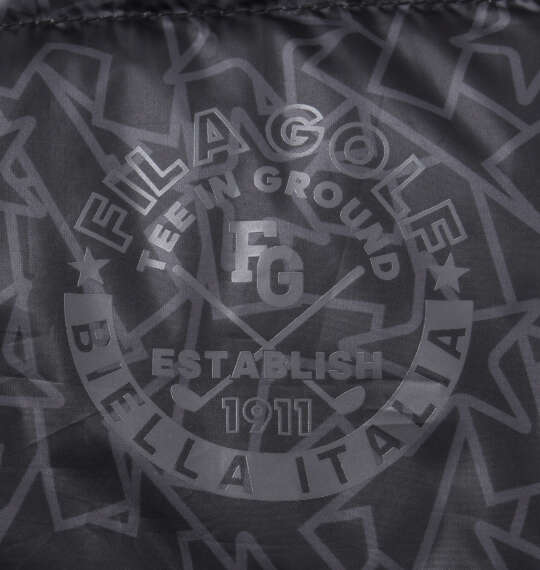 FILA GOLF ライトダウンブルゾン ブラック