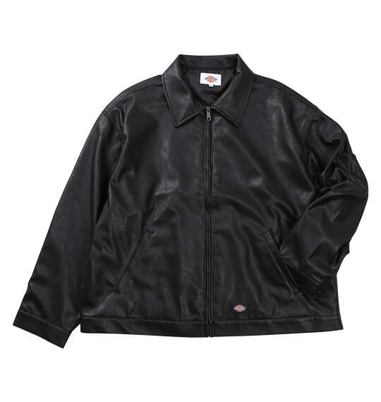 DICKIES フェイクレザーアイゼンハワージャケット ブラック