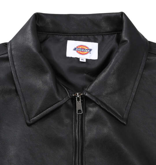 DICKIES フェイクレザーアイゼンハワージャケット ブラック