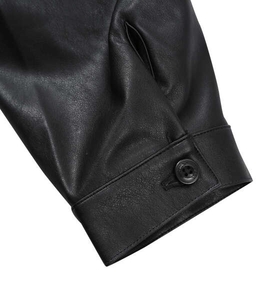 DICKIES フェイクレザーアイゼンハワージャケット ブラック