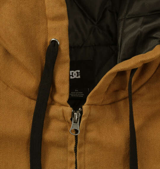 DCSHOES 26PADDED HOODジャケット ブラウン