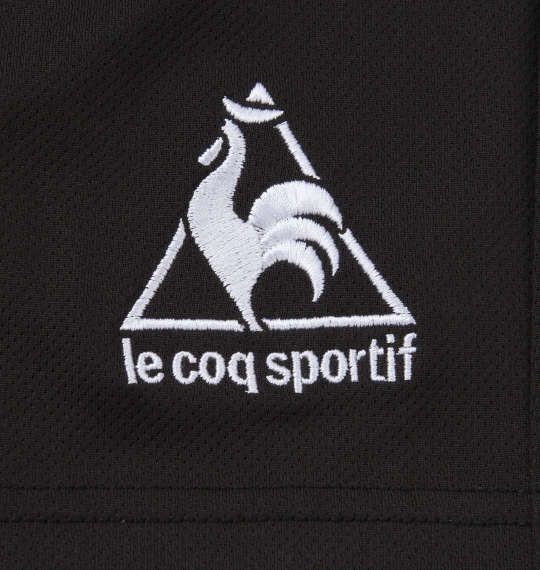 LE COQ SPORTIF エアロドライニットハーフパンツ ブラック