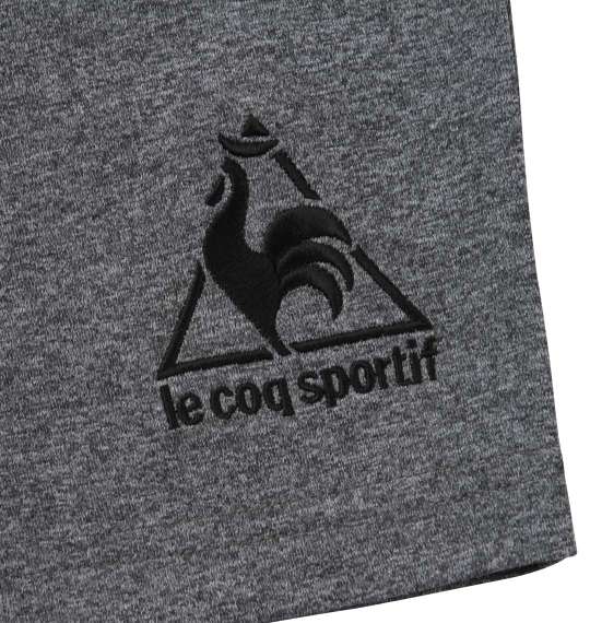 LE COQ SPORTIF エアロドライニットハーフパンツ チャコール杢