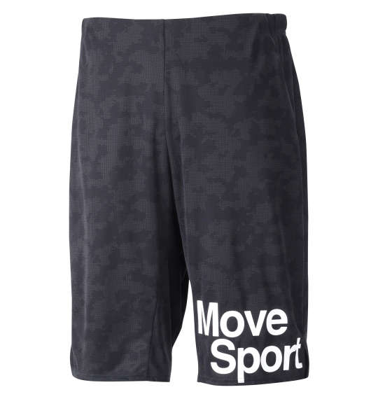 DESCENTE ジャガードグラフィックハーフパンツ ブラック