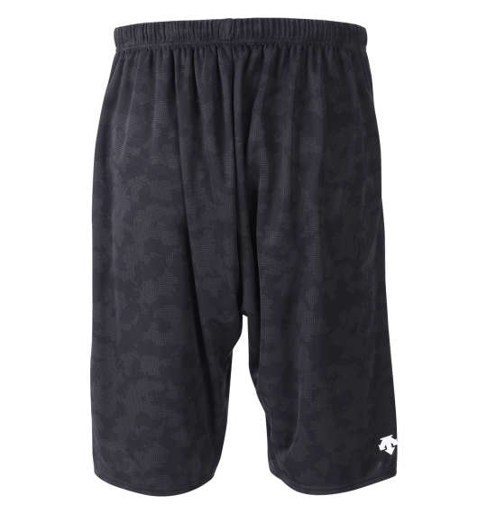 DESCENTE ジャガードグラフィックハーフパンツ ブラック