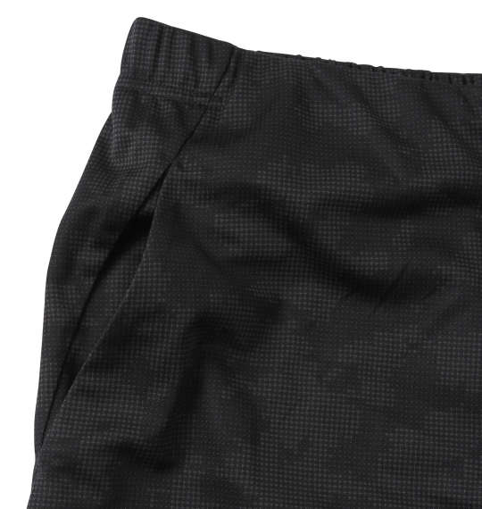 DESCENTE ジャガードグラフィックハーフパンツ ブラック