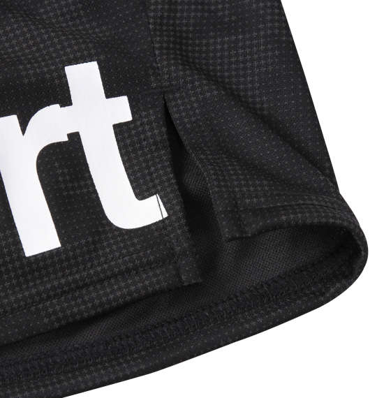 DESCENTE ジャガードグラフィックハーフパンツ ブラック