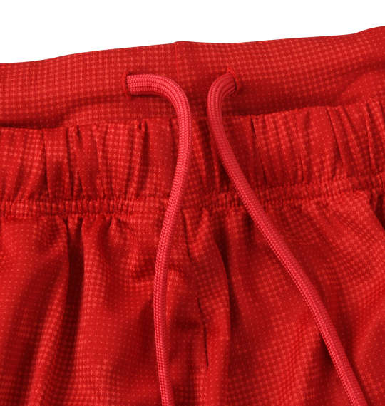 DESCENTE ジャガードグラフィックハーフパンツ レッド