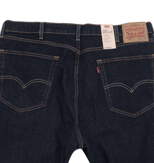 Levi's® 505™レギュラーストレートデニムパンツ RINSEY(ワンウォッシュ)