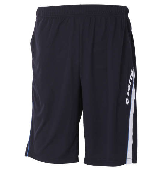 LOTTO DRYメッシュハーフパンツ ネイビー