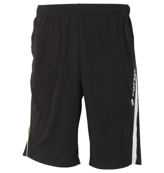 LOTTO DRYメッシュハーフパンツ ブラック
