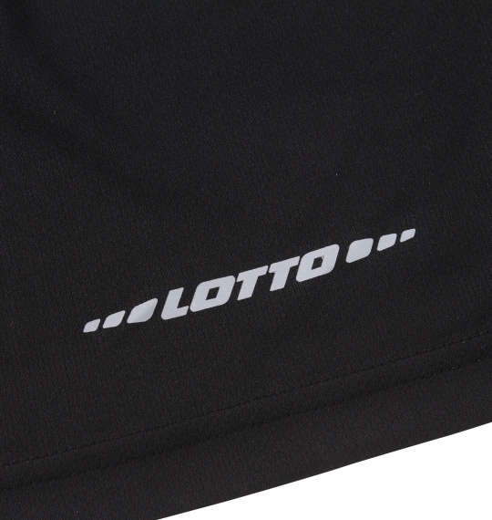 LOTTO DRYメッシュハーフパンツ ブラック