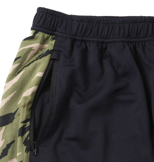adidas カモフラ柄ハーフパンツ カーキカモ×ブラック
