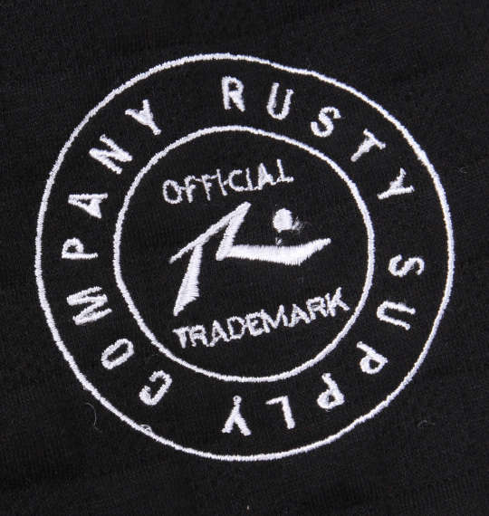 RUSTY 3D接結スウェットパンツ ブラック