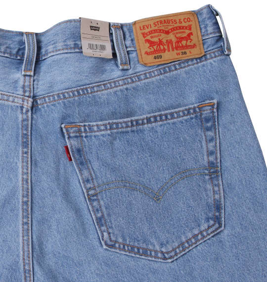 Levi's® 469ルーズデニムショーツ ライトブルーウォッシュ
