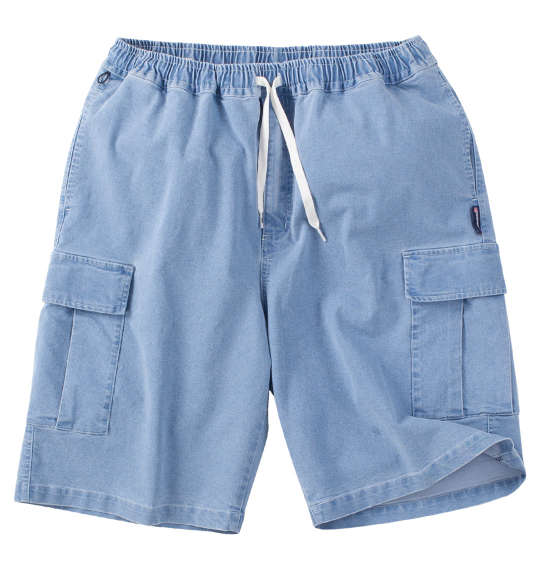 DCSHOES 24 SUPER WIDE CARGOハーフパンツ ライトインディゴデニム