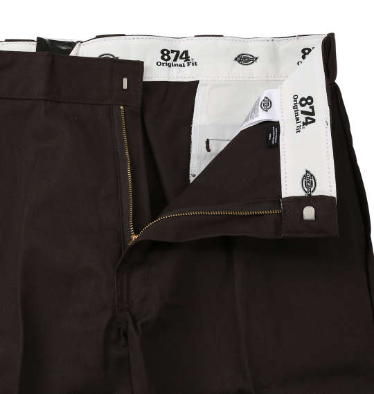 DICKIES Original874ワークパンツ(L32) ダークブラウン