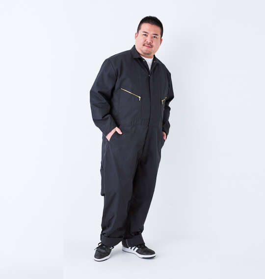 DICKIES 48799長袖カバーオール ブラック