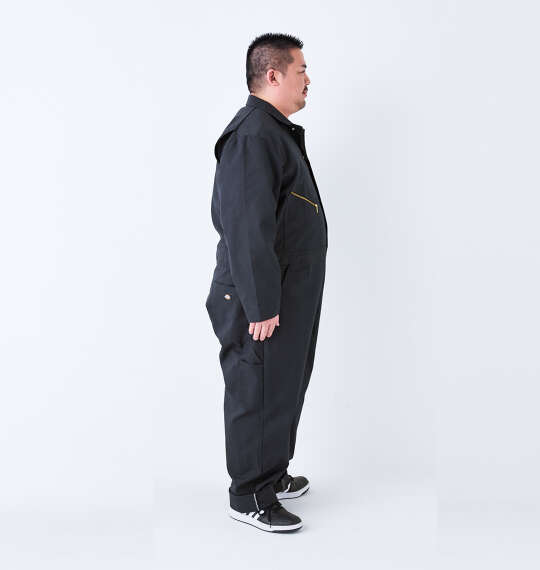 DICKIES 48799長袖カバーオール ブラック