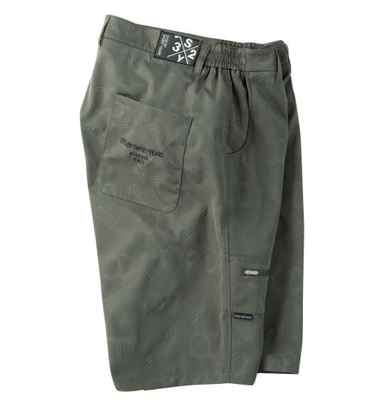 SY32 by SWEET YEARS バックエンボスハーフパンツ チャコールグレー