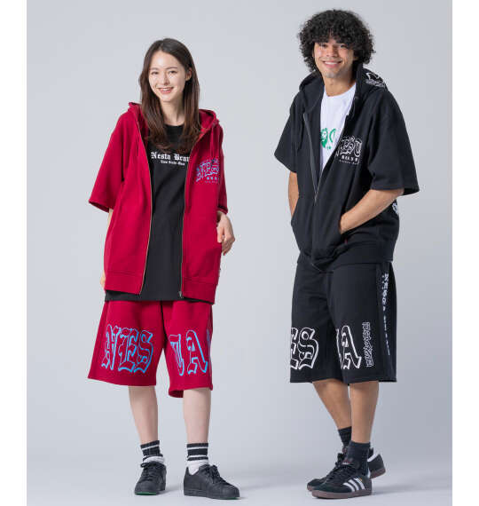 NESTA BRAND スウェットハーフパンツ ブラック