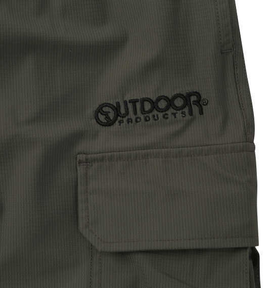 ヒヤロン×OUTDOOR PRODUCTS 接触冷感カーゴクロップドパンツ チャコール