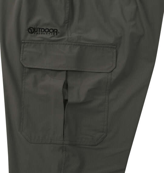 ヒヤロン×OUTDOOR PRODUCTS 接触冷感カーゴクロップドパンツ チャコール